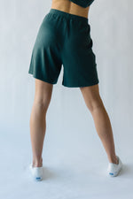 The Du Sol Cozy Ribbed Shorts in Teal