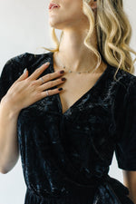 Piper & Scoot: The Martina Velvet Jumpsuit in Black