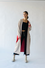 Piper & Scoot: The Heart Long Cardigan in Beige