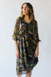 Piper & Scoot: The Wesley Midi Dress in Moody Floral