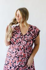 Piper & Scoot: The Harvard Floral Maxi Dress in Black