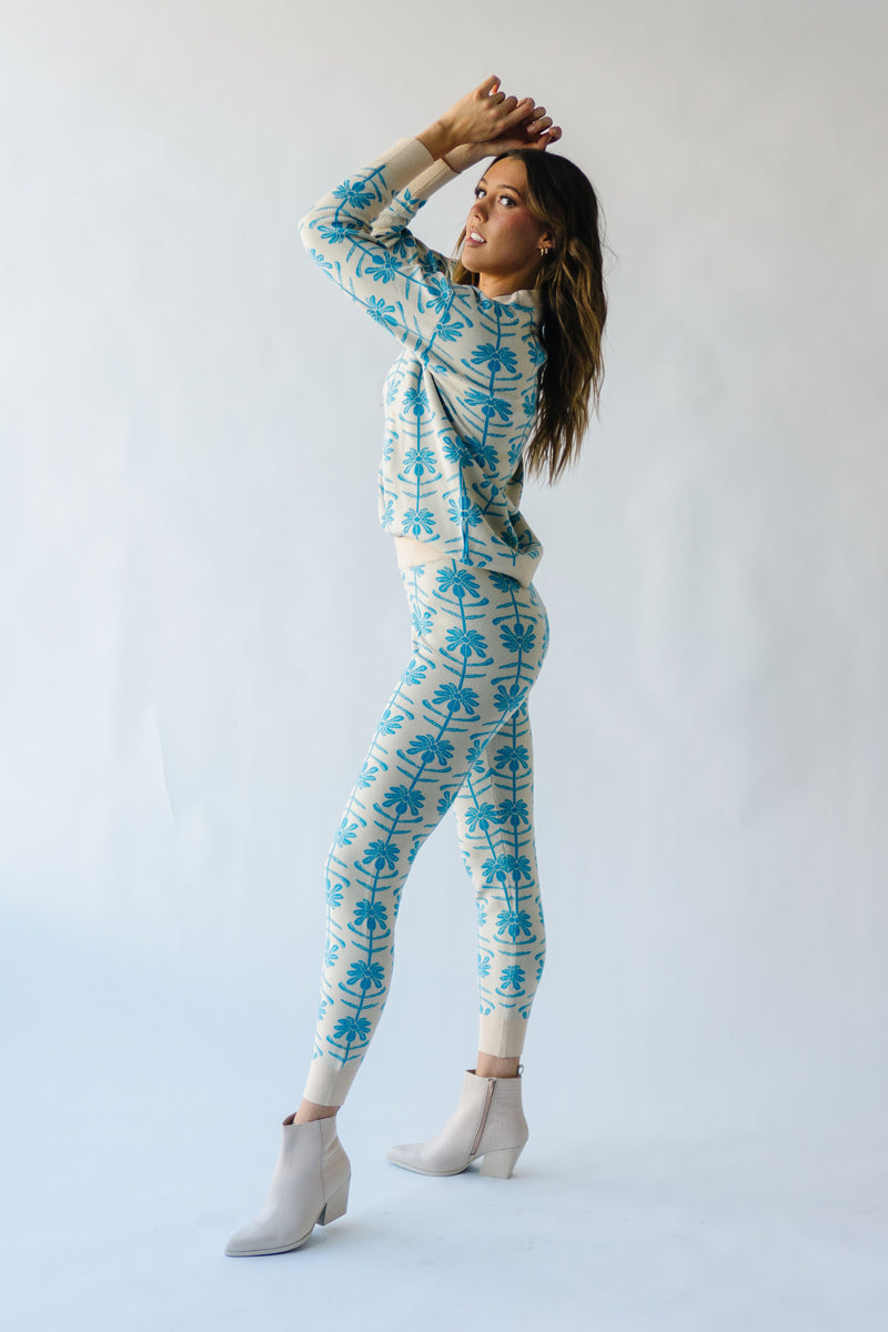The Gadot Patterned Jogger in Mid Century Mod