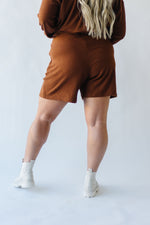 The Du Sol Cozy Ribbed Shorts in Brown