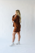 The Du Sol Cozy Ribbed Shorts in Brown
