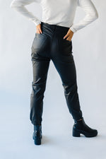 The Wilburn Super High Rise Jogger in Black