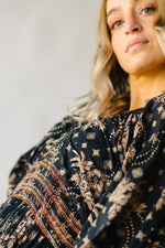 Free People: Golden Hour Maxi in Black Combo