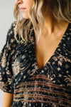 Free People: Golden Hour Maxi in Black Combo