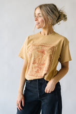 The Willie Nelson Tee in Gold