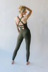 Free People: The Free Throw Onesie in Dark Olive