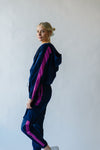 Piper & Scoot: The Dua Windbreaker Jacket in Navy