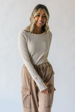 Free People: Piece of Me Bodysuit in Softest Oat