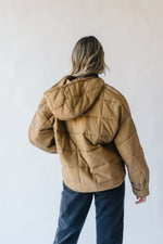 The Katara Quilted Jacket in Tan