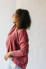 The Vonda Cinch Waist Blouse in Rust