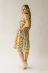 The Carlson Patterned Dress in Natural Multi