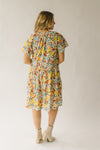 The Carlson Patterned Dress in Natural Multi