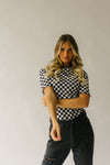 The Berlin Checkered Blouse in Black