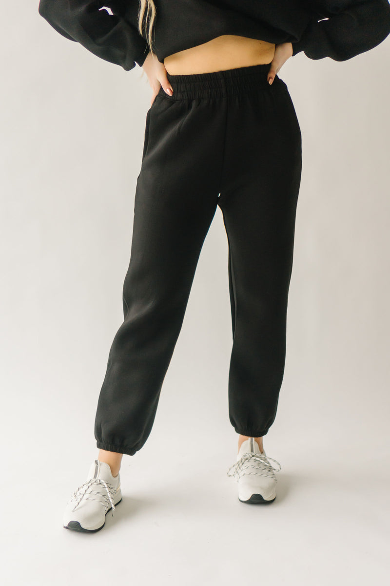 Piper & Scoot: The Jenner Sweatpants in Black