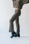 The Durango Knit Sweater Pants in Olive + Black