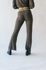 The Durango Knit Sweater Pants in Olive + Black