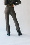 The Durango Knit Sweater Pants in Olive + Black