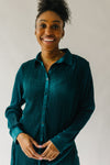 The Hartford Ribbed Long Sleeve Set in Deep Green