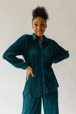 The Hartford Ribbed Long Sleeve Set in Deep Green