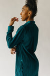 The Hartford Ribbed Long Sleeve Set in Deep Green