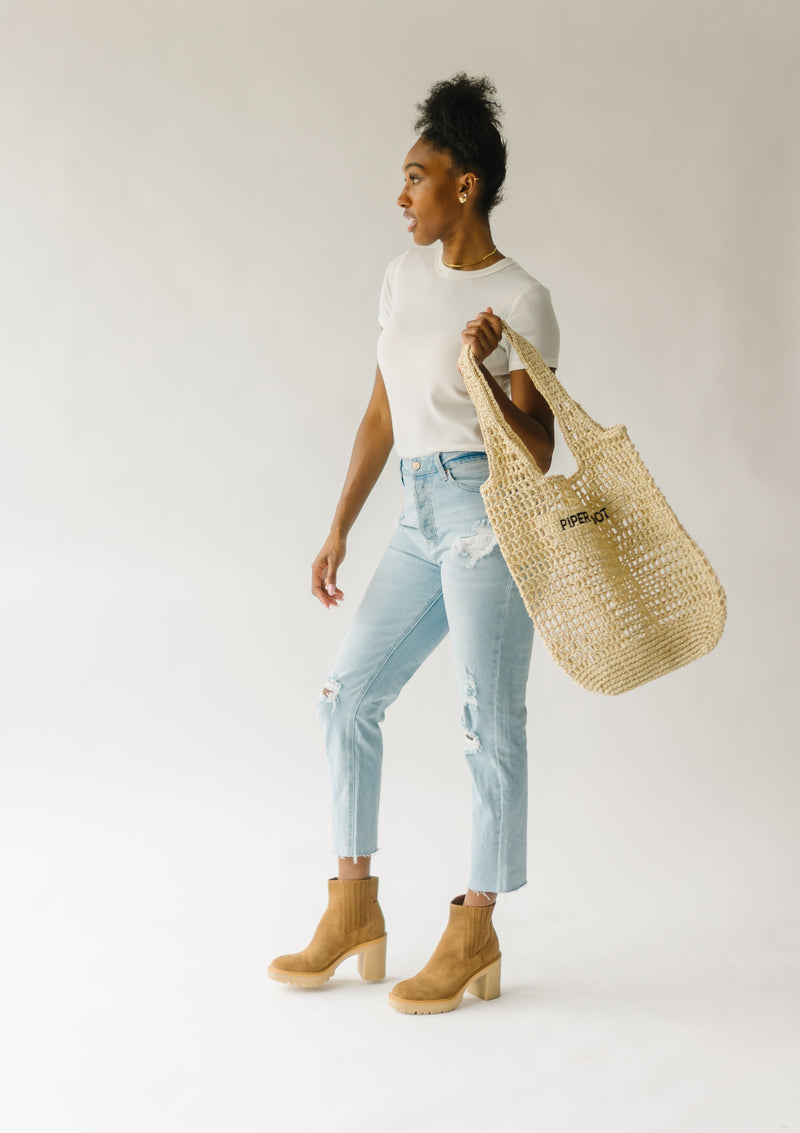 Piper & Scoot Straw Bag