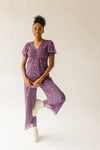 The Peden Smocked Jumpsuit in Floral Multi