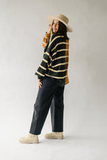 The Jack Wide Leg Distressed Jeans in Black