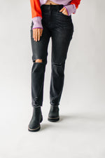 Denim: The Spader High Rise Wide Leg Jean in Black