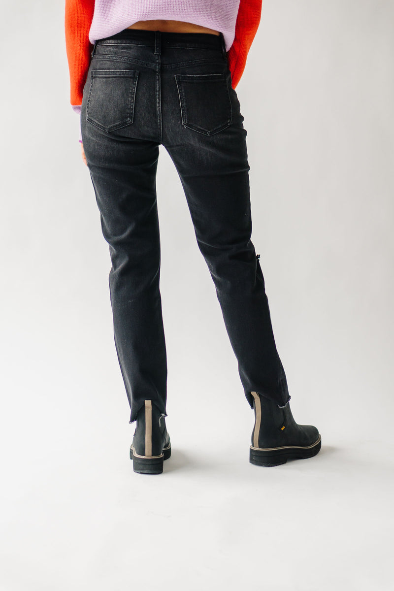 Denim: The Spader High Rise Wide Leg Jean in Black
