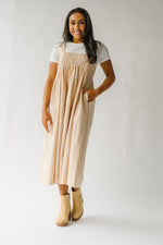 The Wexford Tank Midi Dress in Taupe