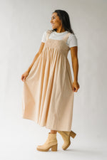 The Wexford Tank Midi Dress in Taupe