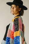 The Castlo Colorblock Cardigan in Multi