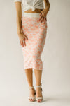The Gleave Weaved Sweater Skirt in Pink