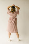 The Atwood Ruffle Sleeve Dress in Mauve