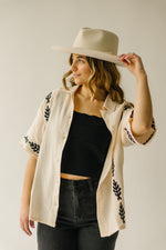 The Martings Embroidered Detail Blouse in Cream