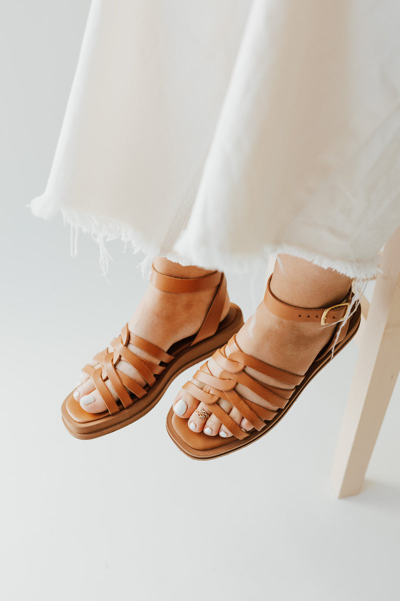 Piper & Scoot x Seychelles: Mallory Sandal in Tan