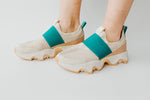 SOREL: Women's Kinetic™ Impact II Strap Sneaker in Bleached Ceramic + Gum 16