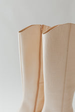 Seychelles: Begging You Pointed Toe Boot in Croc Cream