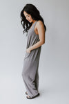 The Clermont Knit Jumpsuit in Heather Grey