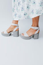 Iconoclast Platform Heel in Grey