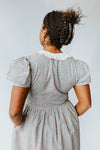 The Anneli Collared Midi Dress in Floral Multi
