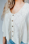 Free People: Mae Top in Ivory