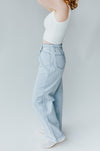 Denim: Toledo High Rise Wide Leg Jean in Light Blue