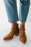 The Aviva Bootie in Chestnut