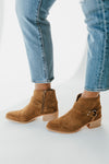 The Aviva Bootie in Chestnut
