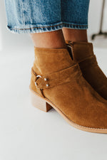 The Aviva Bootie in Chestnut