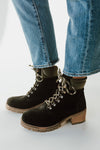 The Joyce Lace Up Boot in Black